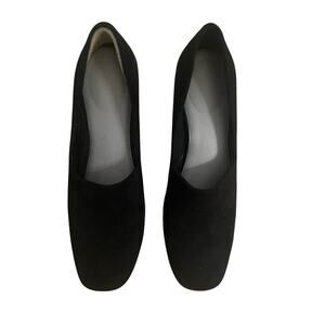 Audley London Black Suede Pumps Size 36